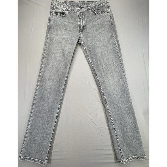 Levi's Other - Levi’s 511 Denim Jeans 34x34 Mens Charcoal Gray Straight Leg Waterless